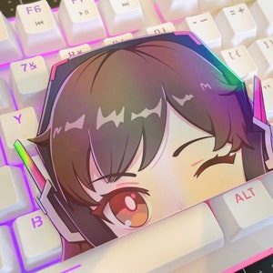 Dva Peeker Holographic Sticker | Mercy stickers Decal Car Laptop Decals