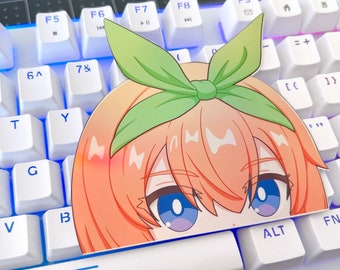 Yotsuba Peeker Holographic Stickers