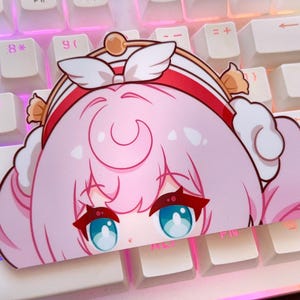 Hyacine Peeker Sticker | Honkai Star Rail Sticker | Honkai Hyacine stickers peekers computer decals