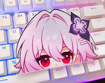 Evernight Peeker Sticker ｜ Honkai Star Rail Stickers computer decals
