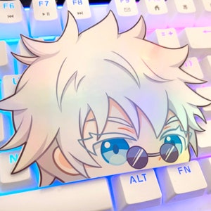 Gojo Peeker (bril) holografische stickers | autostickers kijkcijfers