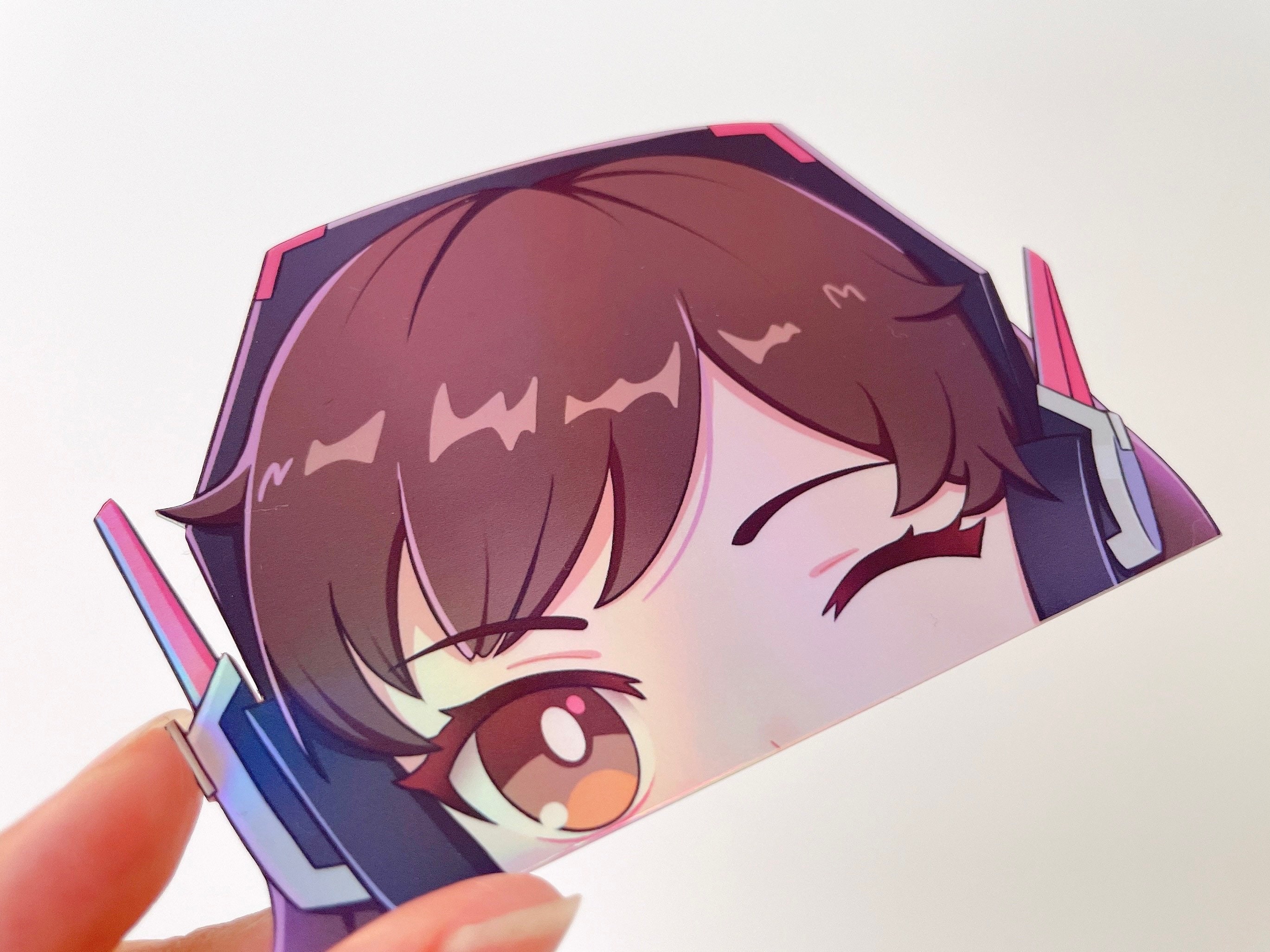 Dva Peeker Holographic Sticker Mercy Stickers Decal Car - Etsy