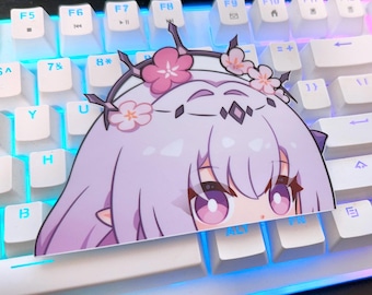 Castorice Peeker Sticker | Honkai Star Rail Sticker | Honkai Castorice stickers peekers computer decals