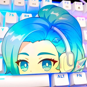 Jinx Decal Code Jinx Peeker Holographic Stickers | Vi Stickers | Car Decal Computer ...
