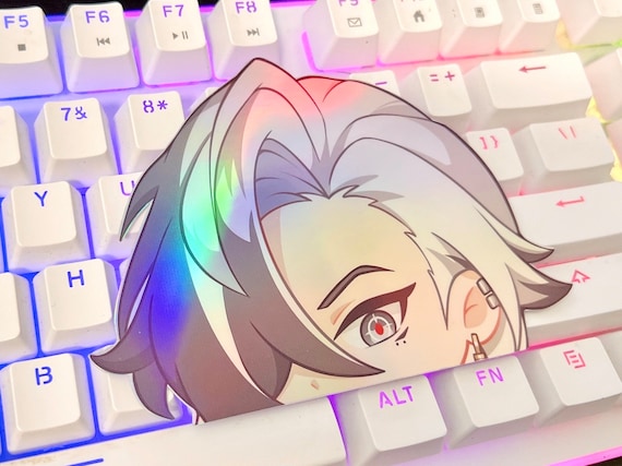 Boothill Peeker Holographic Sticker | Honkai Star Rail Sticker | Honkai Boothill stickers peekers computer decals