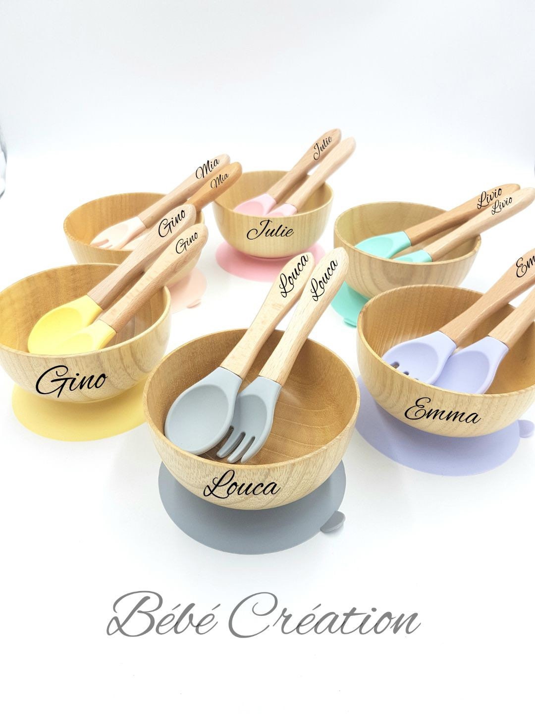 Personalized Baby Bowl and Cutlery Etsy