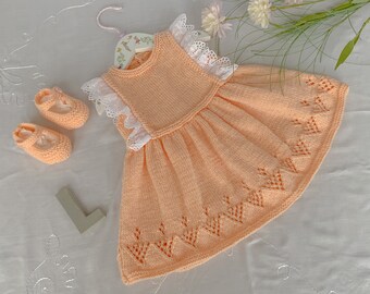 Robe Bebe Tricot Etsy