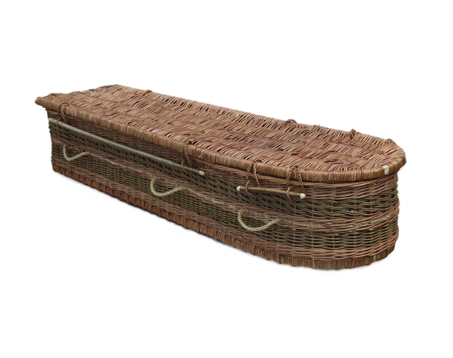 Coffin Casket Wicker Basket Willow Coffin Handcrafted in the Etsy