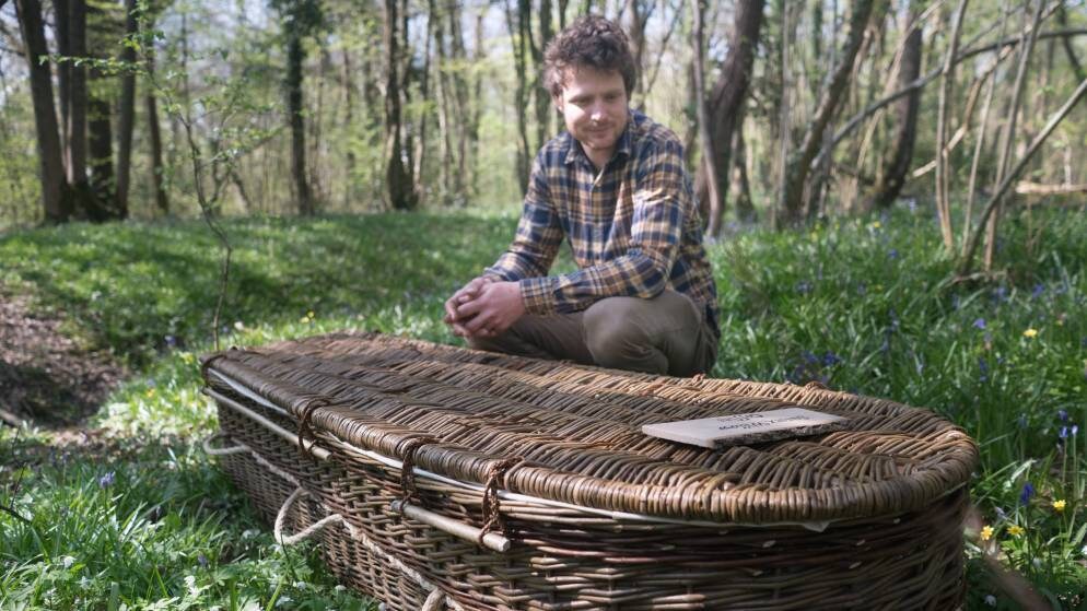 Coffin Casket Wicker Basket Willow Handcrafted Ecological Etsy
