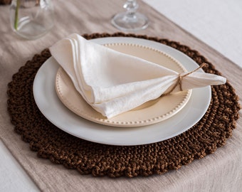 White linen napkins. Softened linen napkins set. Wedding napkins. Dinner napkins. Cocktail napkins. Handmade table linens