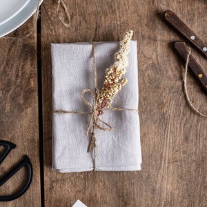 Light grey linen tea towel. Pure linen dish towel. Natural linen kitchen towel. Soft linen dishcloth. Various colors. Kitchen linens