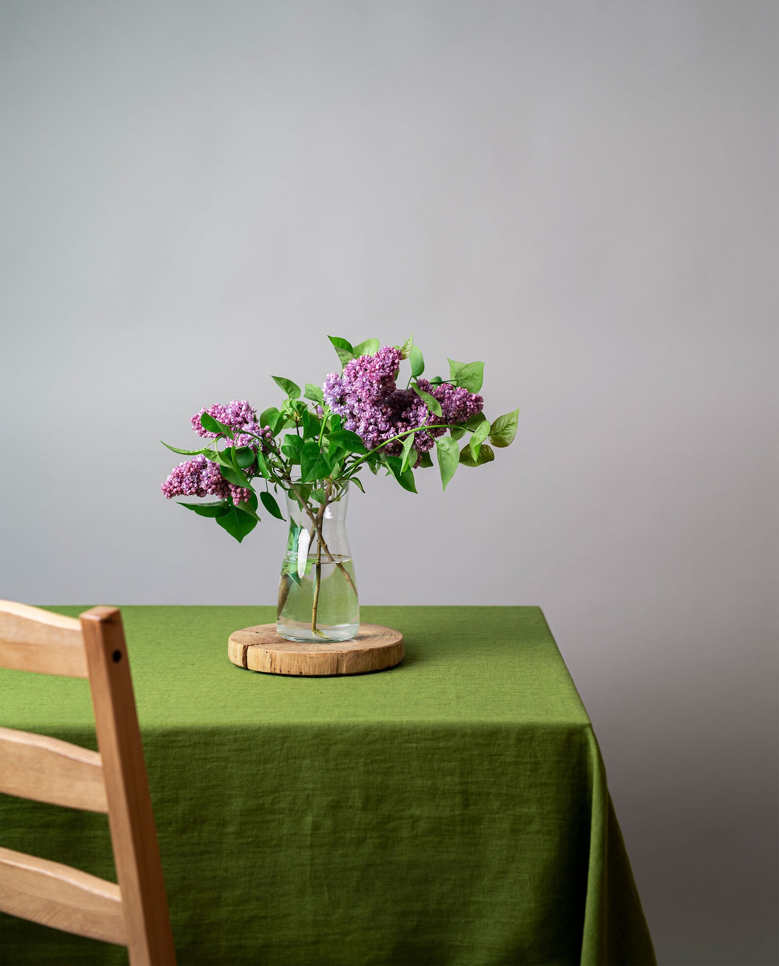 Купить Скатерть Лен Зеленого Цвета