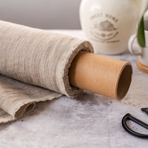 Natural linen fabric by meter. Softened linen fabric by yard. Natural linen fabric. 100% linen fabric. OEKO-TEX® linen. Various colors.