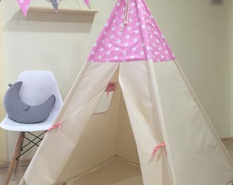 Tipi enfants jouer wigwam tente tipi pour enfants, tipi ,  tente, jeu tipi, tipi  menthe des