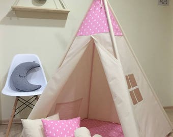 Tipi enfants jouer wigwam tente tipi pour enfants, tipi ,  tente, jeu tipi, tipi  menthe des