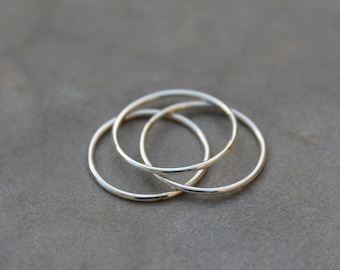 Extra fine rings in 925 silver