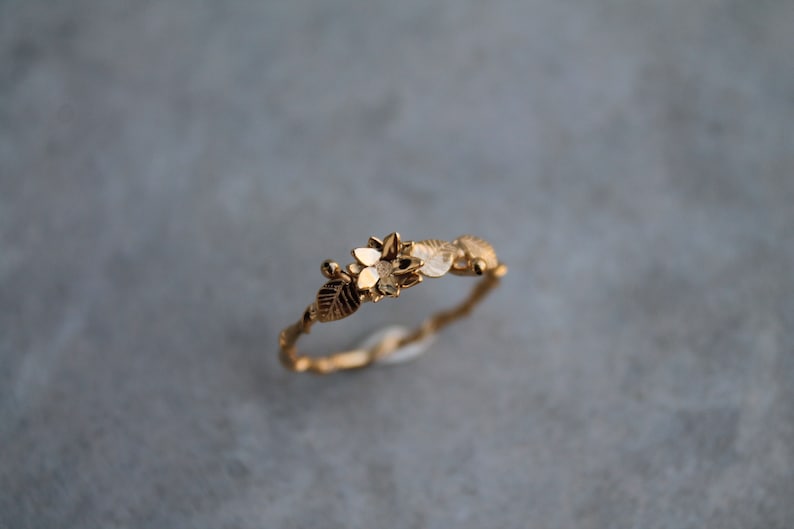 Bague Émeraude Royale - Réglable et Plaqué Or | LFAB Bijoux