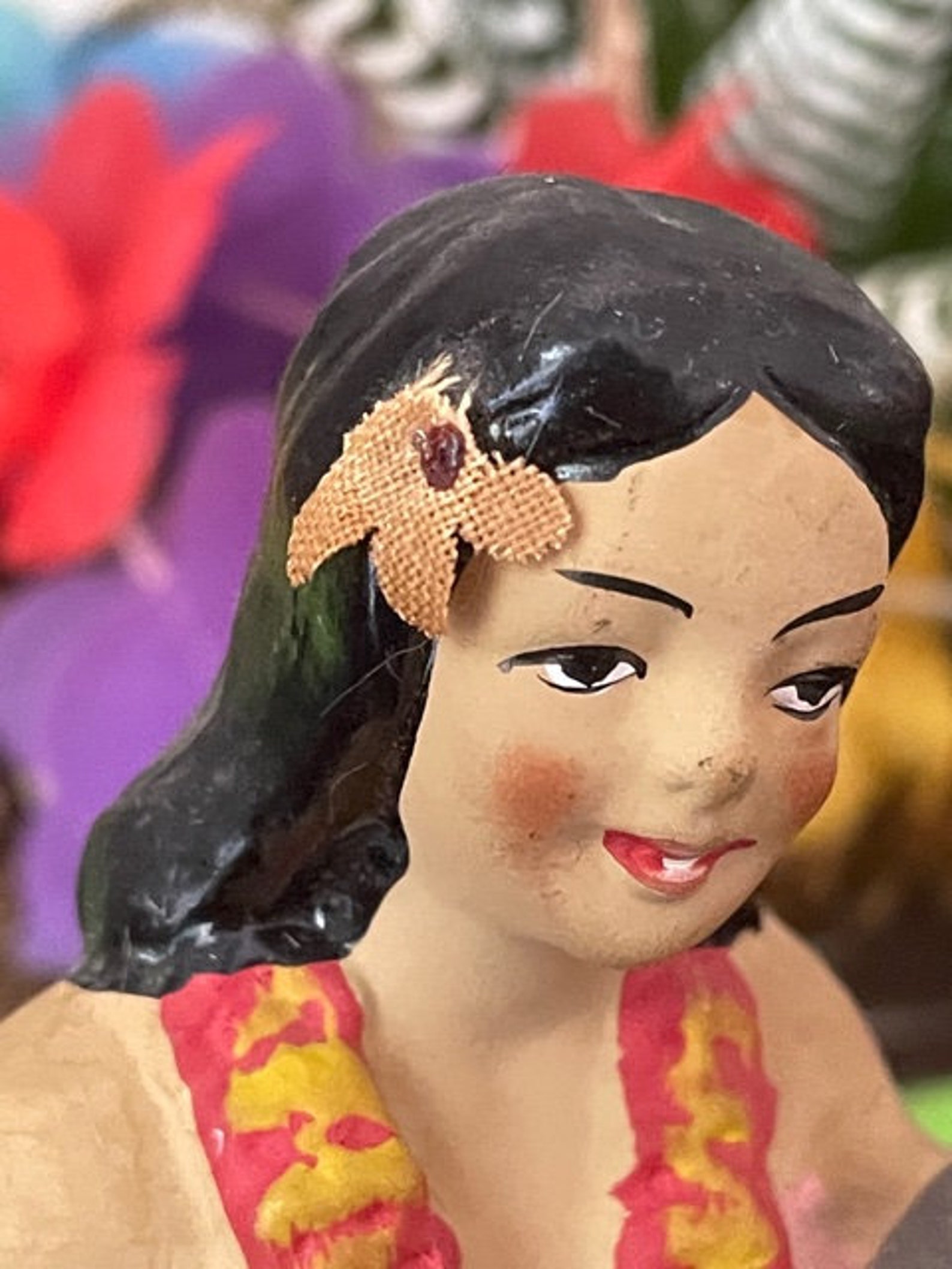 Vintage Hawaiian Hula Nodder Hula Girl Dashboard Jiggler Etsy