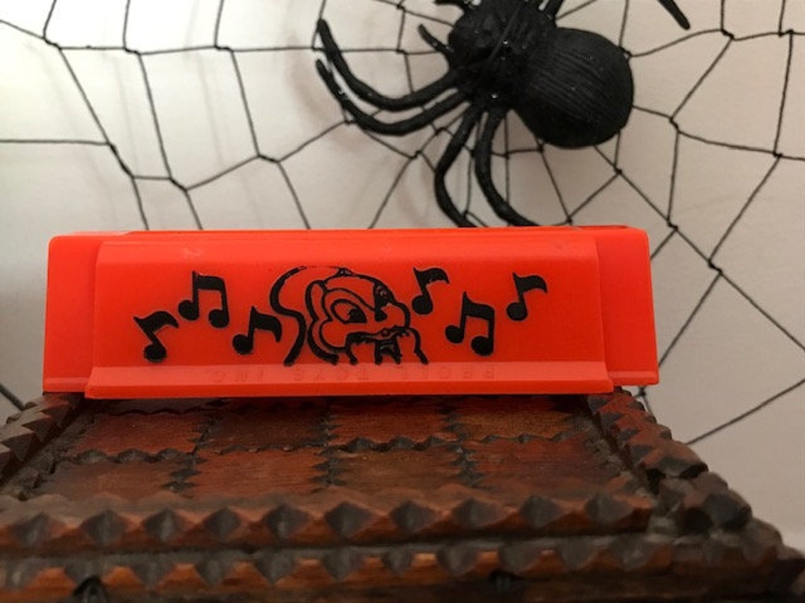 FUN Vintage Halloween Harmonica With Alvin From the Chipmunks Etsy