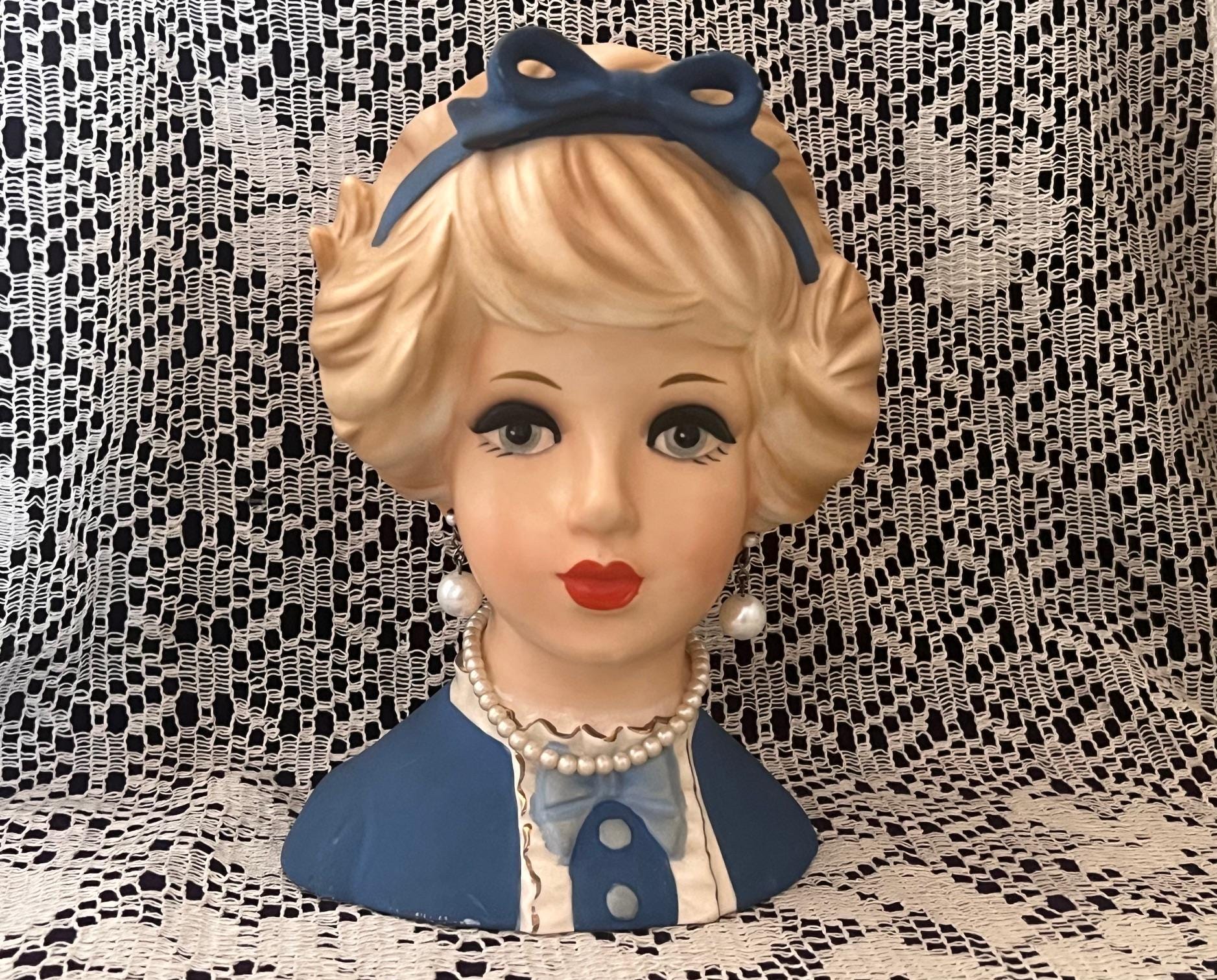 Relpo Lady Head Vase - Etsy