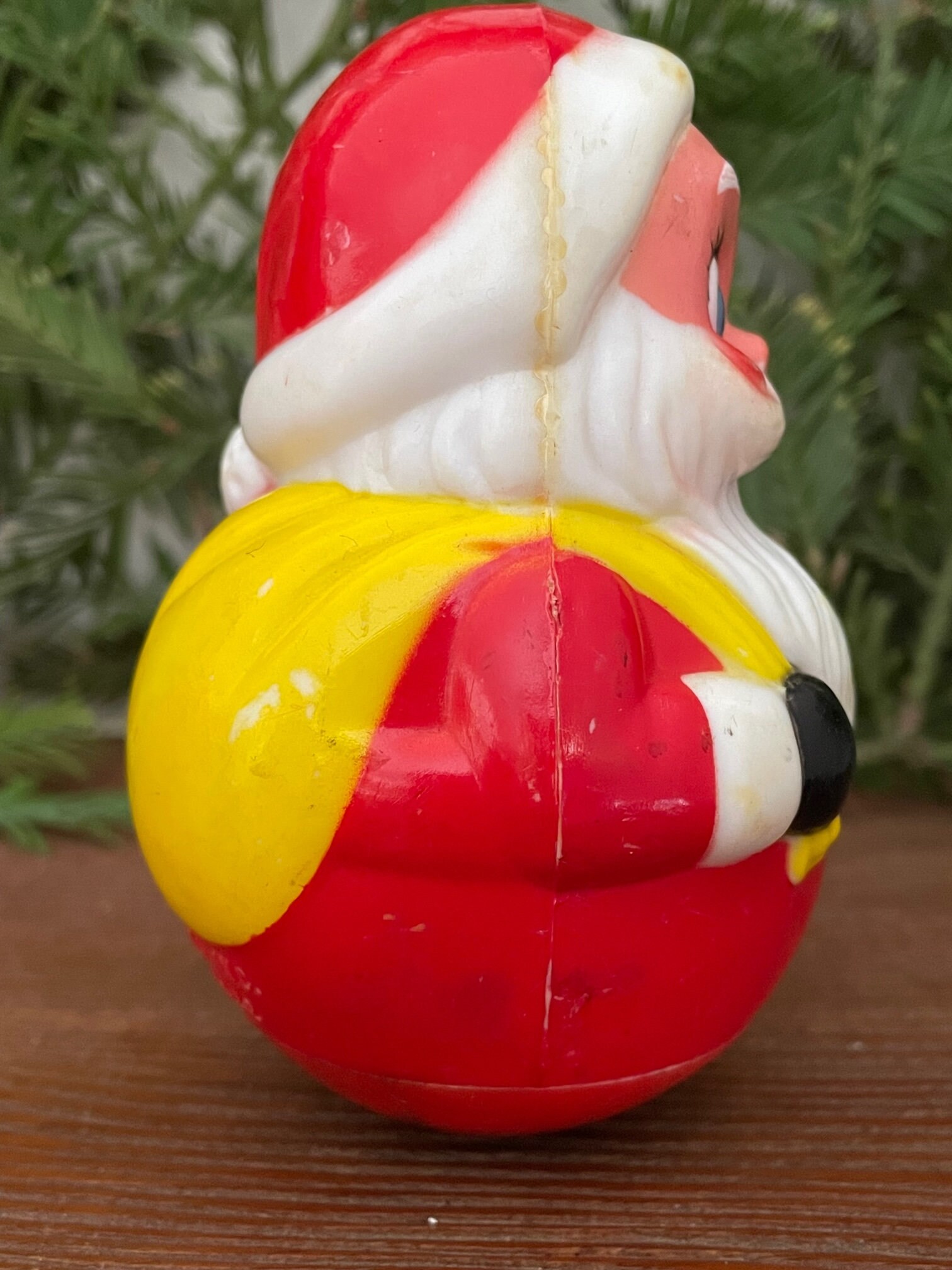 ぬいぐるみ STEIFF Christmas Roly Poly Santa 2003 Vintage Roly Poly Santa 1960s Kiddie Products, Avon, Mass