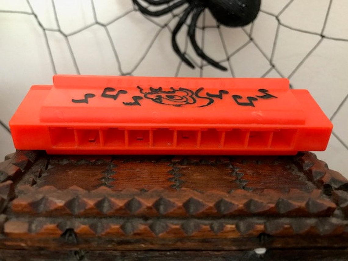 FUN Vintage Halloween Harmonica With Alvin From the Chipmunks Etsy