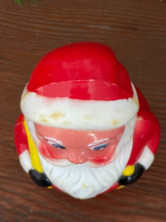 Vintage Roly Poly Santa 1960s Kiddie Products, Avon, Mass