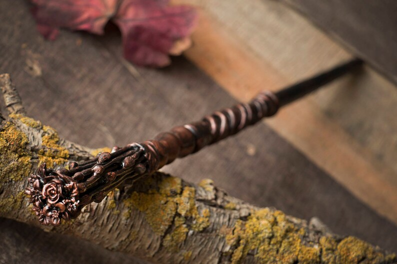Flower Bouquet Wand Handmade Magic Wand Geek Accessories Etsy