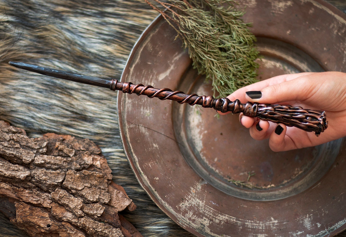 Flowers Wand Handmade Magic Wand Geek Accessories Geek Etsy