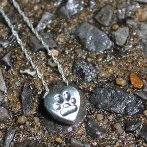 Heart Shaped Cremation Necklace
