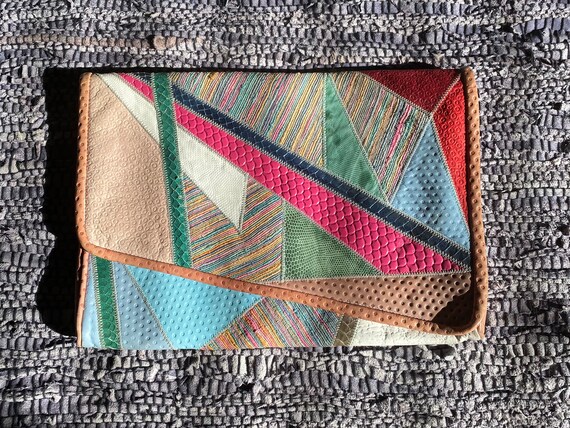 Colorblock Clutch