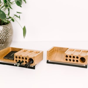 Wooden desk organizer desk organization wooden organizer pen holder desk accessory christmas gift personalized gift home office