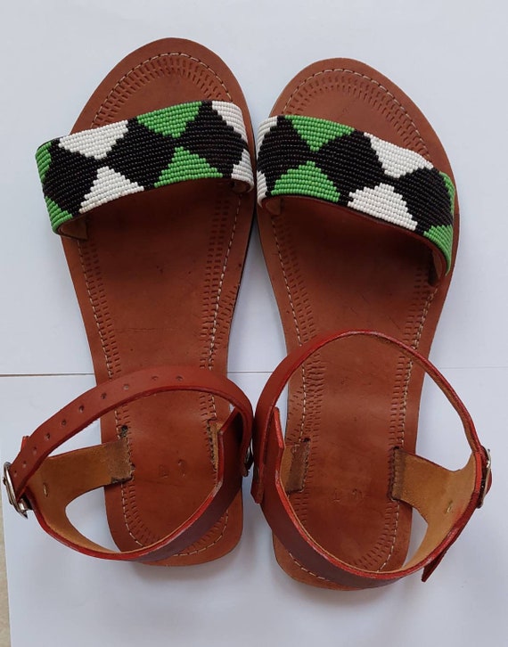 Rasta leather sandals best sale