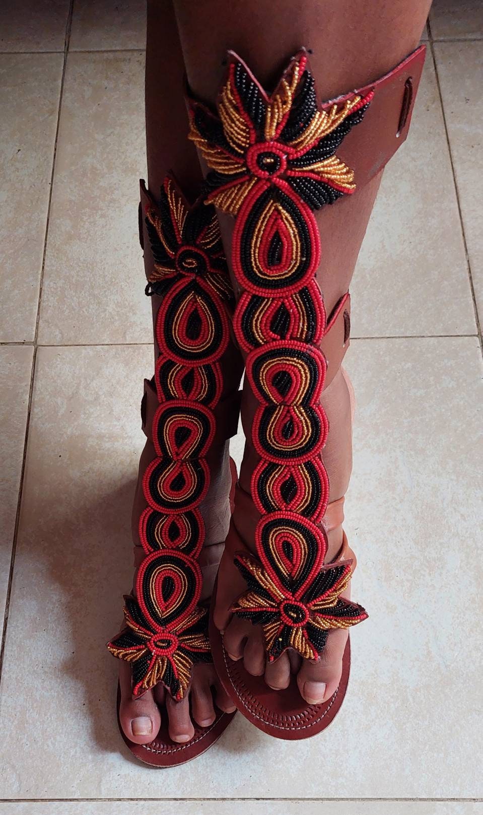 ON SALE! African gladiator sandal/sandals/Sandals for women/Bohemian sandals/Summer sandals/Leather sandals/ Maasai sanda/ long gladiators