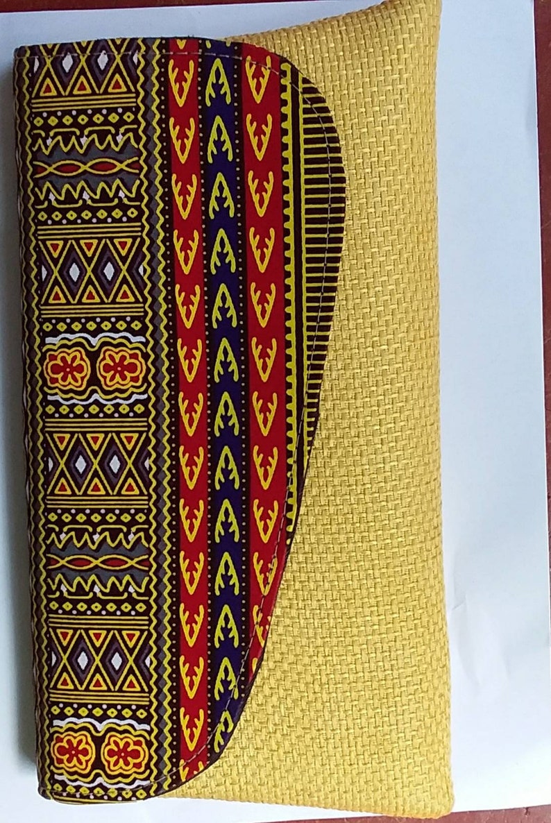 Maasai Clutch Bag - Handmade African Beaded Fold Over Purse from Kenya