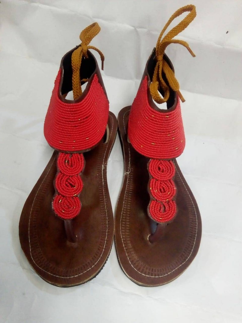 Handmade sandals Leather Sandals Kenyan sandals women/'s Maasai beaded sandals for women African beaded sandals for women Women sandals