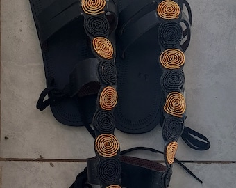 ON SALE! African gladiator sandal/sandals/Sandals for women/Bohemian sandals/Summer sandals/Leather sandals/ Maasai sanda/ long gladiators
