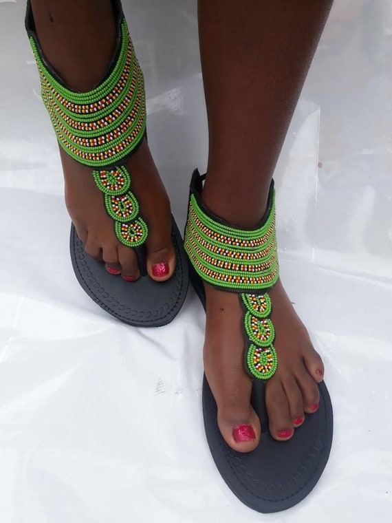 Maasai sandals/' women sandals /'leather sandals