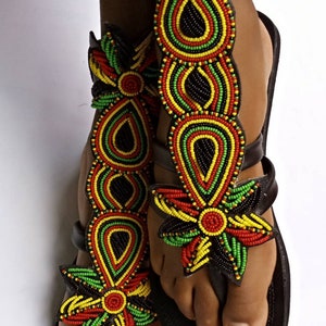 ON SALE! African gladiator sandal/Rasta sandals/Sandals for women/Bohemian sandals/Summer sandals/Leather sandals/ Maasai sandal/Kenyan shoe