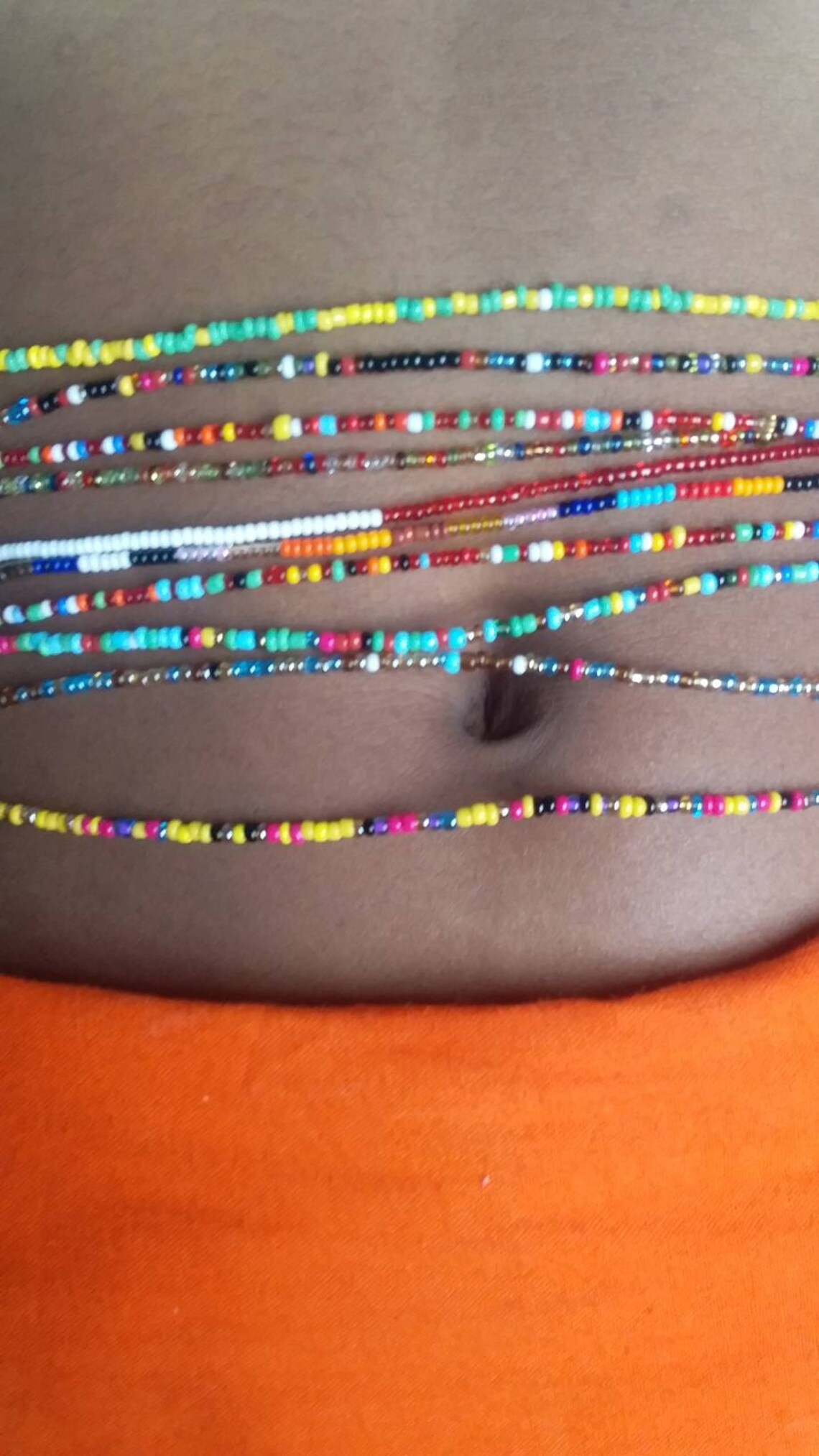 ON SALE waist beads/ African waist beads/ Belly chains / Etsy