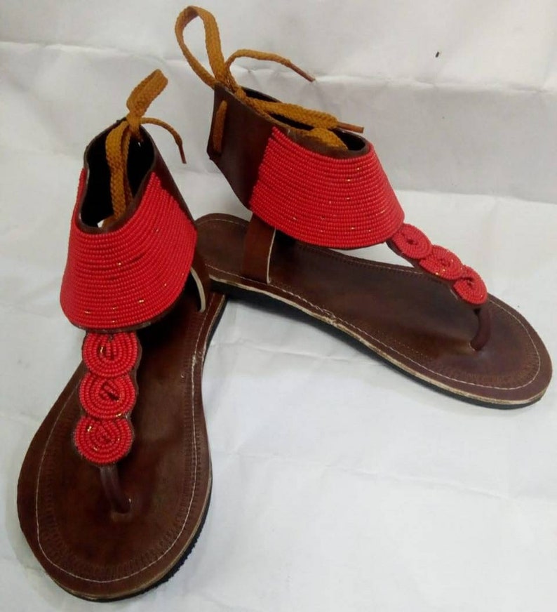 Handmade sandals Leather Sandals Kenyan sandals women/'s Maasai beaded sandals for women African beaded sandals for women Women sandals