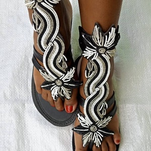 ON SALE! African gladiator sandal/black sandals/Sandals for women/Bohemian sandals/Summer sandals/Leather sandals/ Maasai sandal/Kenyan shoe