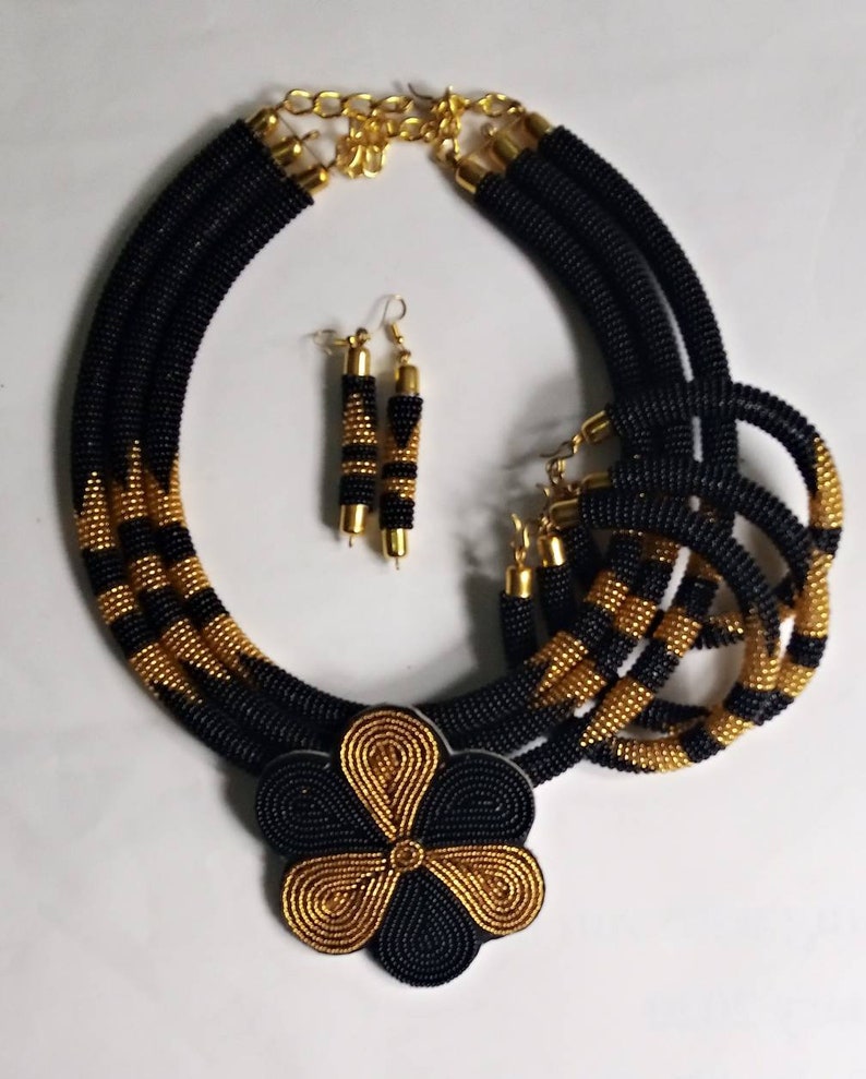 ON SALE African Jewelry Set Kenyan Jewelry Set Maasai Etsy