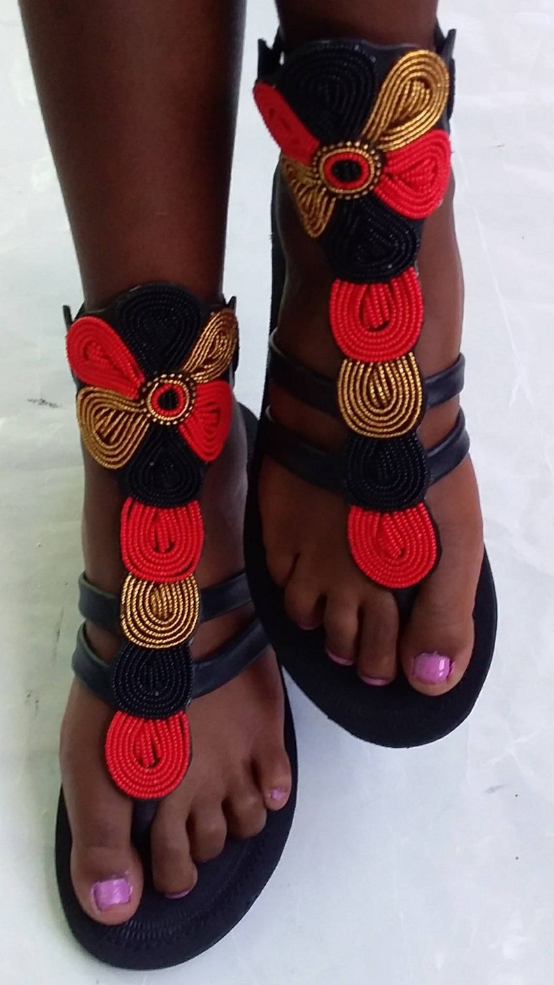 ON SALE African Gladiator Sandal/tribal Sandal/sandals for - Etsy