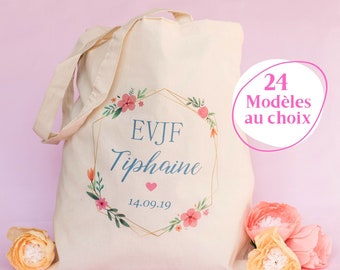 tote bag EVJF, tote bag à personnaliser pour EVJF, mariage ou autre