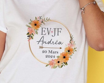 Tshirt EVJF, t-shirt personnalisable, accessoire EVJF, tee shirt team de la mariée, Badge EVJF, Kit de la mariée, tote bag evjf, kit survie