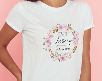 Tshirt EVJF, t-shirt personnalisable, accessoire EVJF, tee shirt team de la mariée, Badge EVJF, Kit de la mariée, tote bag evjf, kit survie