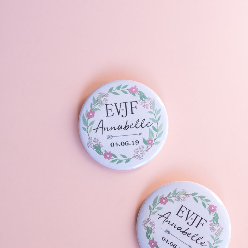 Badge-EVJF-personnalisable-accessoire-evjf-pour-future-|-Etsy