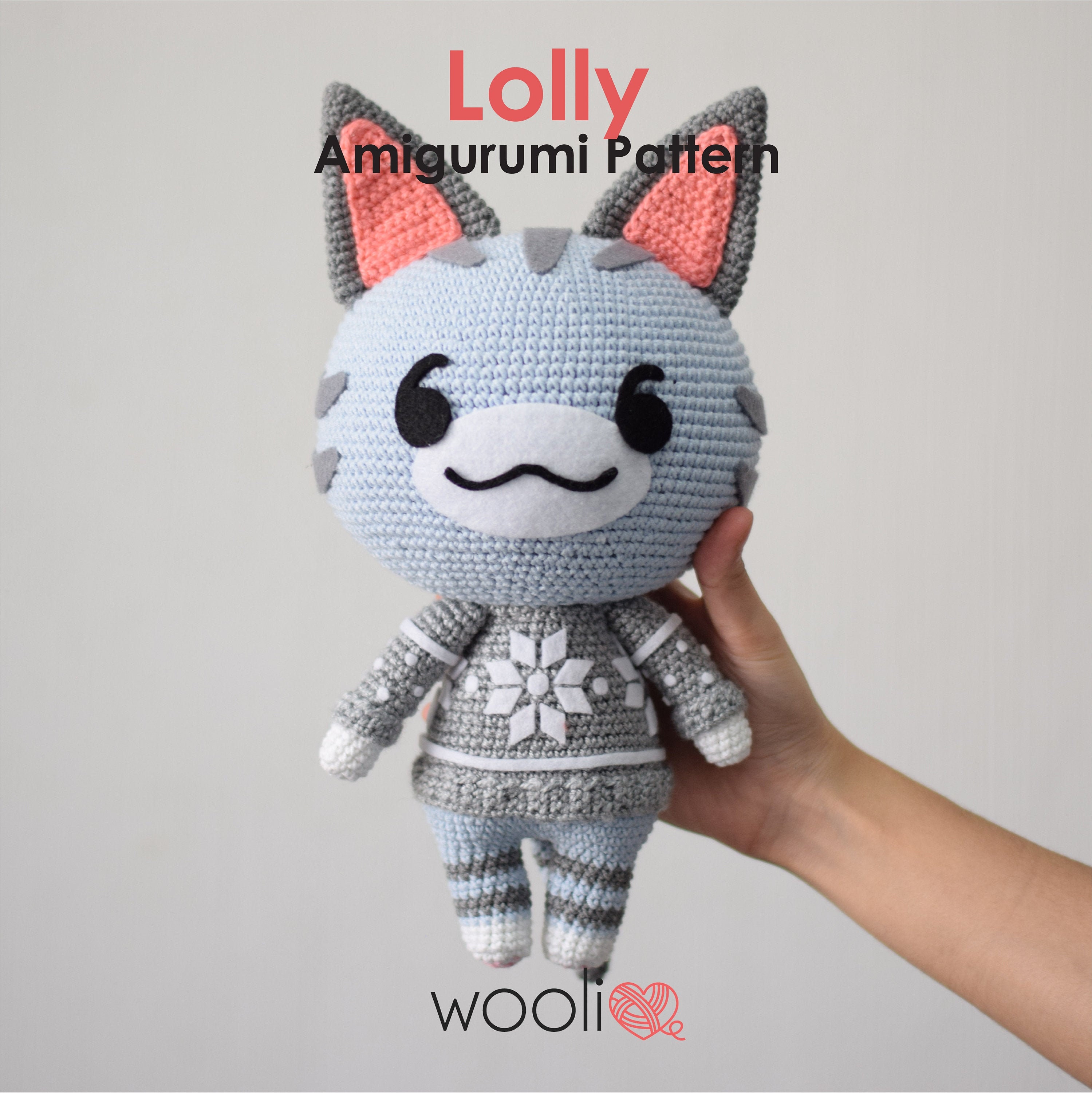 Lolly Amigurumi Crochet Pattern Animal Crossing PDF File Etsy UK