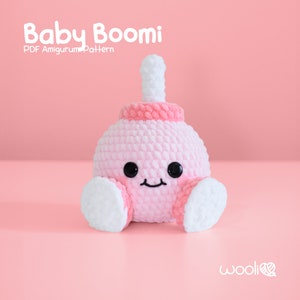 Boomi | Amigurumi Pattern PDF 2 in 1 | English and Spanish | Love Bomb | Valentine's Day